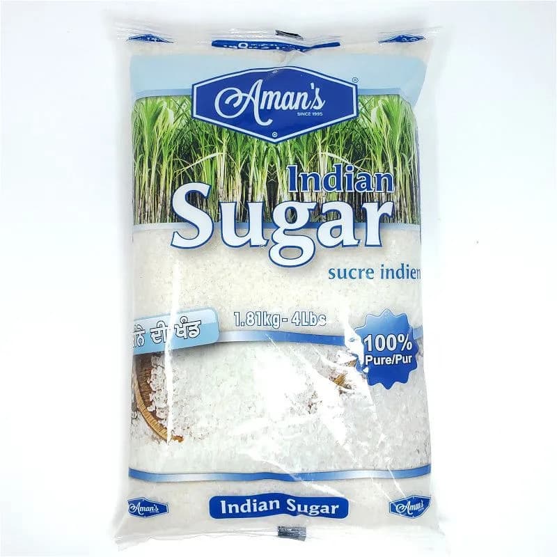 AMAN'S INDIAN SUGAR 4 LBS - Cooking Essentials