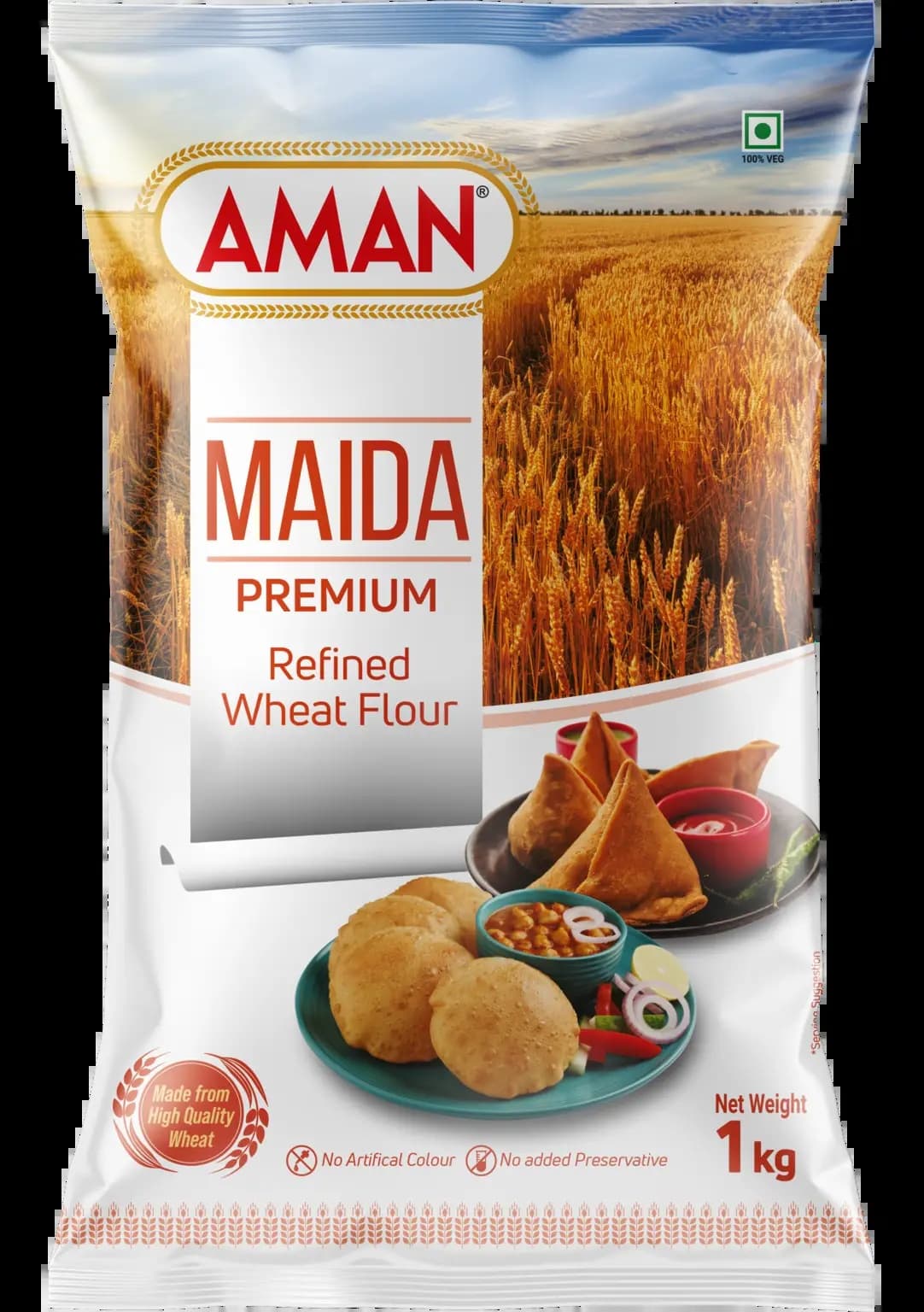 AMAN'S MAIDA 4 LBS - Flour & Grains