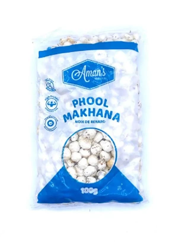 AMAN PHOOL MAKHNA 100G - Flour & Grains