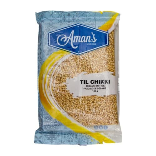 Aman's Til Chikki 100g - Snacks