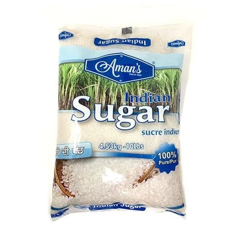 AMAN'S WHITE SUGAR 10LBS - Cooking Essentials