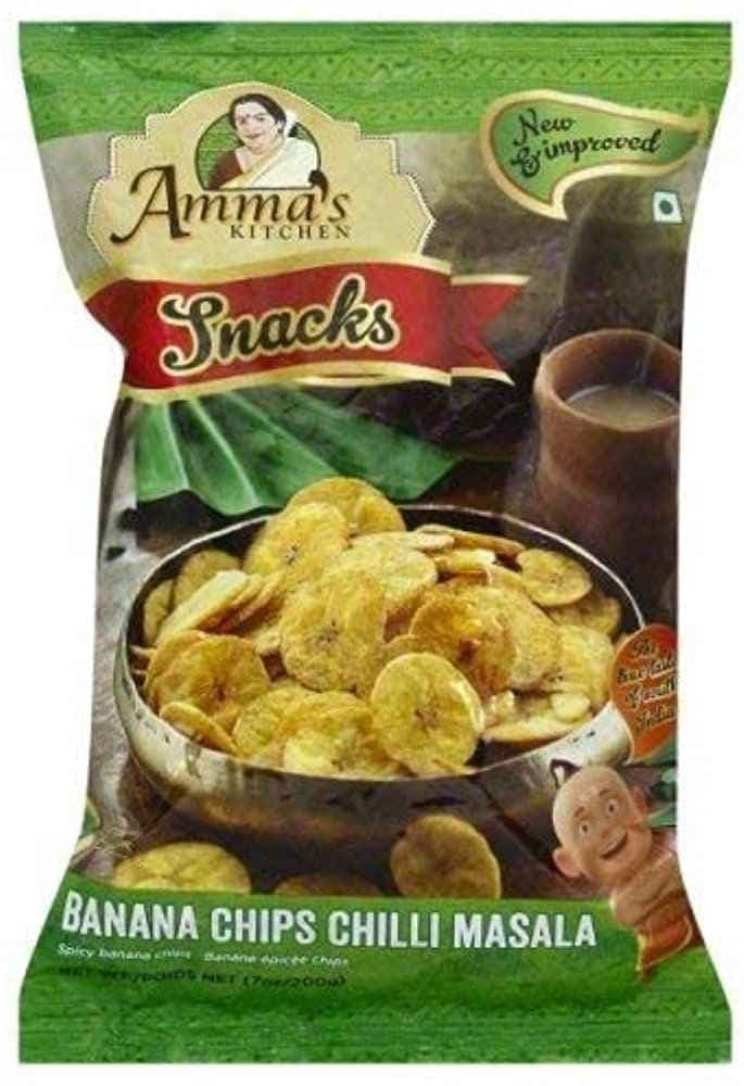 AMMA BANANA CHIP CHILI MSLA - Snacks