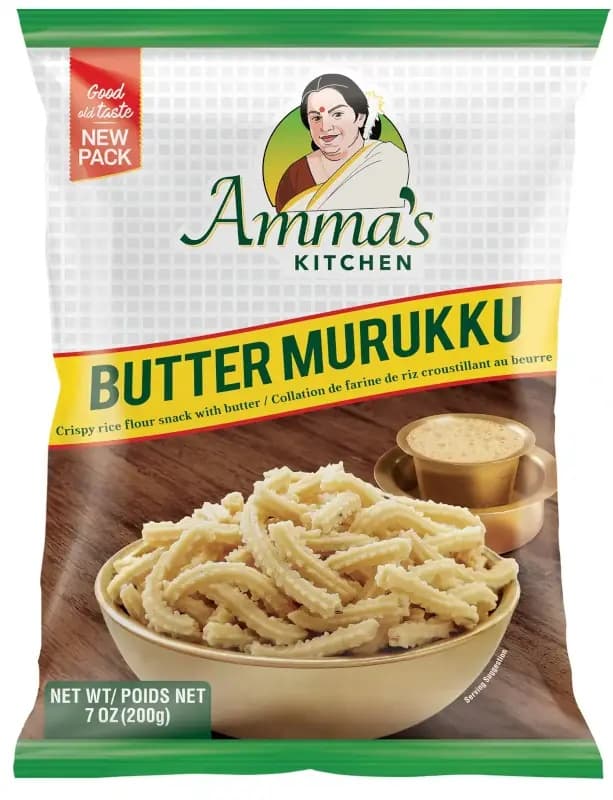 AK BUTTER MURUKKU 200G - Snacks