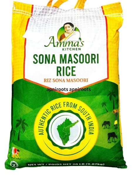 AK SONA MASOORI 20 LB - Flour & Grains
