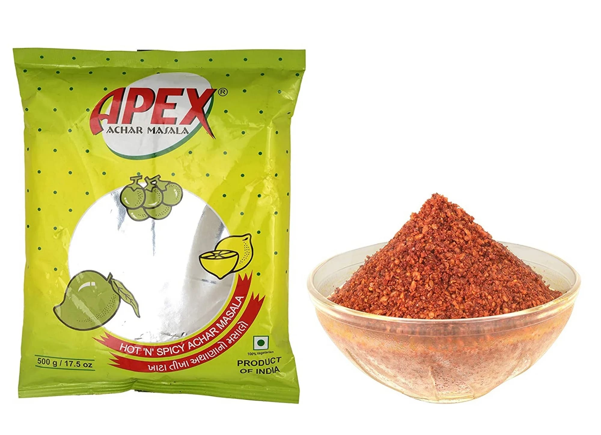 APEX ACHAR MASALA HOT 500GM - Spices and Herbs