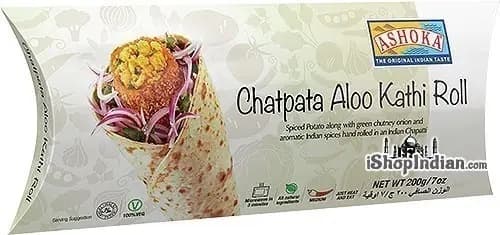 Ashoka Kathi Roll Chatpata Aloo Roll 7oz - Frozen
