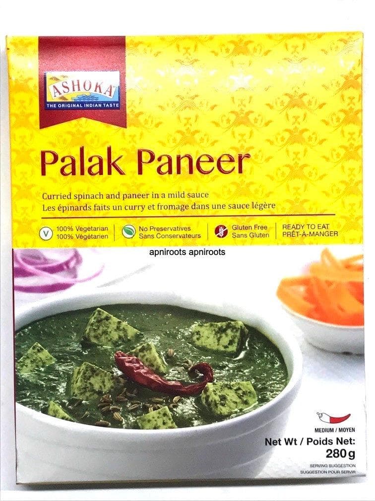 ASHOKA PALAK PANEER 280GM - Ready-to-Cook