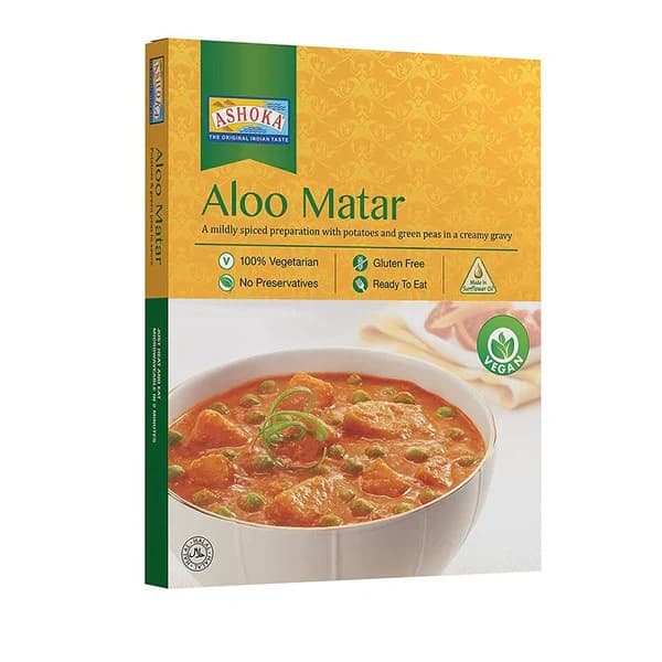 ASHOKA ALOO MATAR 280GM - Ready-to-Cook