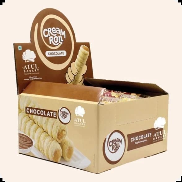 ATUL BAKERY CHOCO CREAM ROLL - Snacks