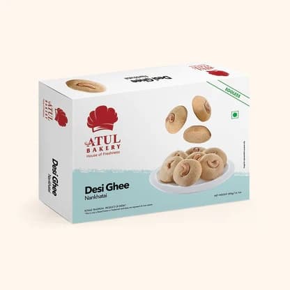 Atul Bakery Ghee Nan Khatai 400g - Snacks