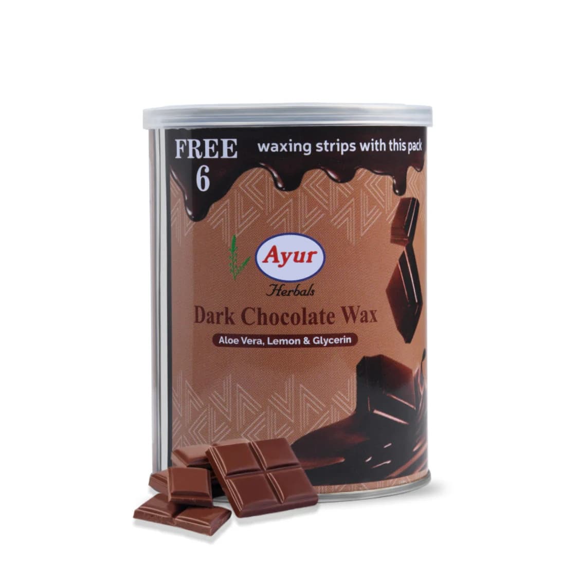AYUR DARK CHOCO WAX 600GM - Health & Care