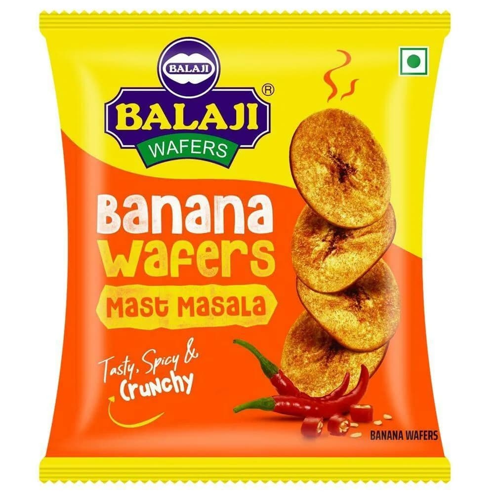 Balaji Banana Wafers 25g - Snacks