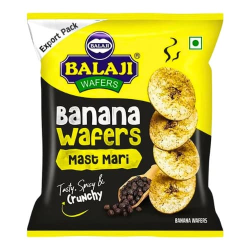 Balaji Banana Wafers Mast Mari 150g - Snacks