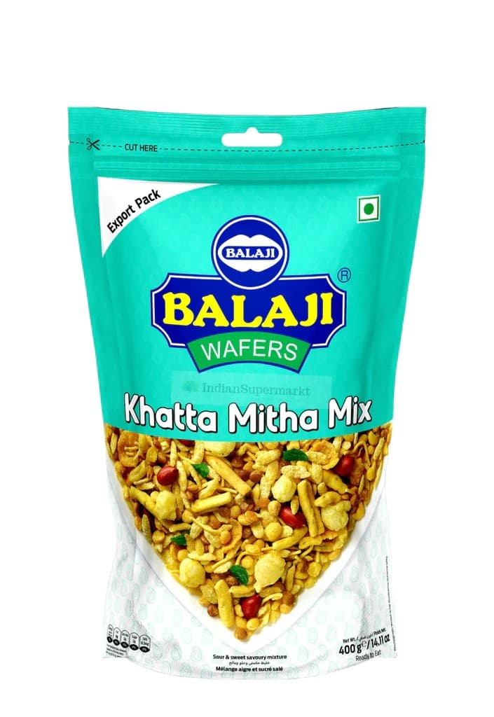Balaji Khatta Mitha Mix 400g - Snacks