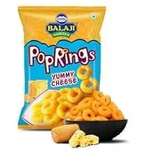 Balaji Pop Rings Yummy Cheese 65g - Snacks
