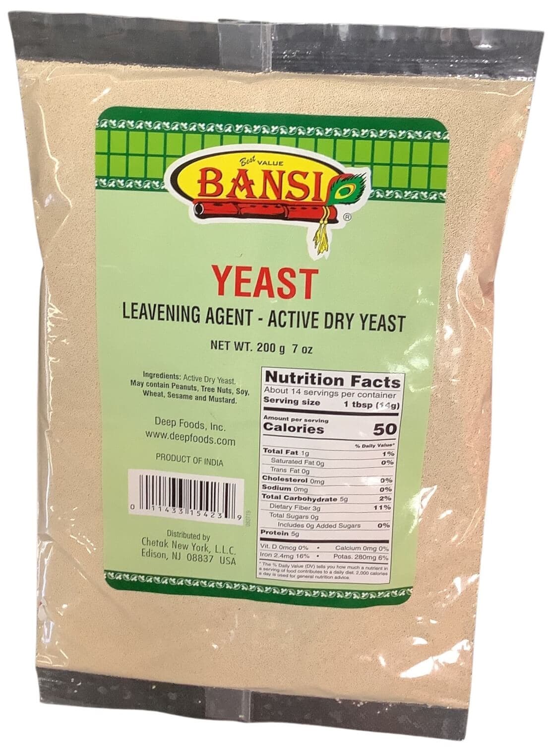 BANSI YEAST 200GM - Cooking Essentials