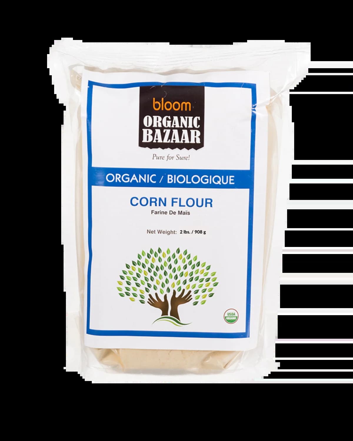 BLOOM ORG CORN FLOUR 2LB - Flour & Grains