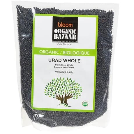 Bloom Organic Urad Whole 2lb - Pulses