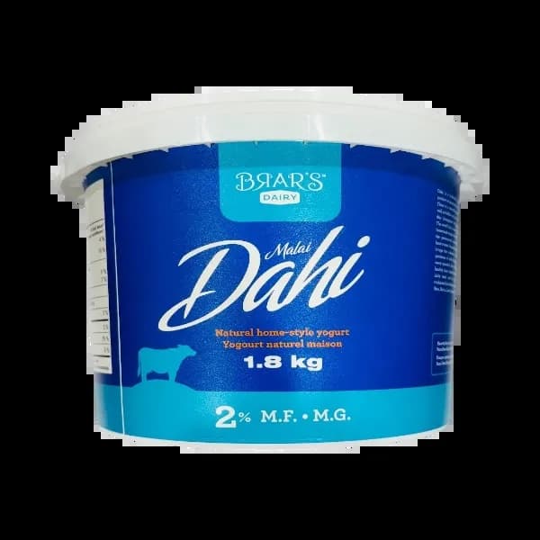 Brar Dahi 2% 1.8kg - Dairy