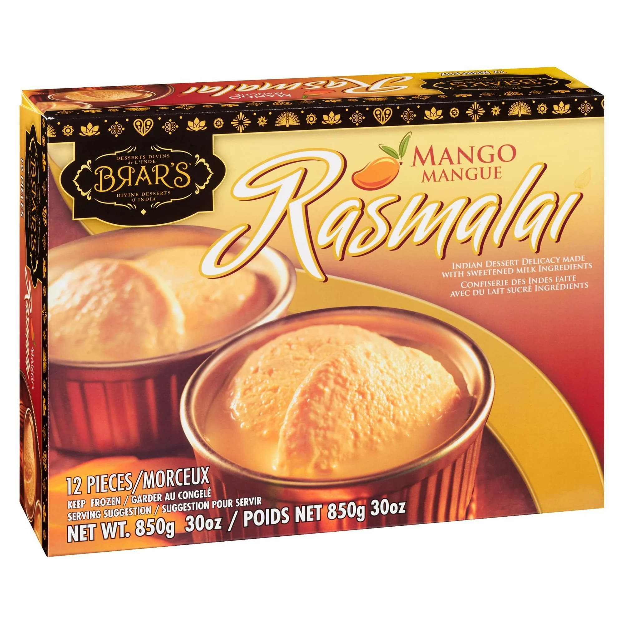 BRAR Mango Rasmalai 850g - Snacks