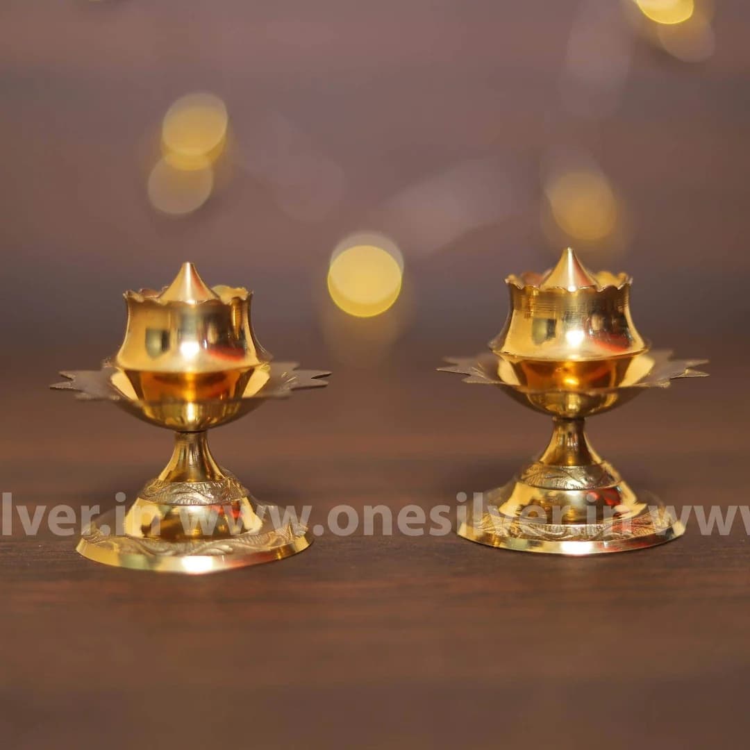 Namaste Brass Kamal Agarbatti Stand - Religious