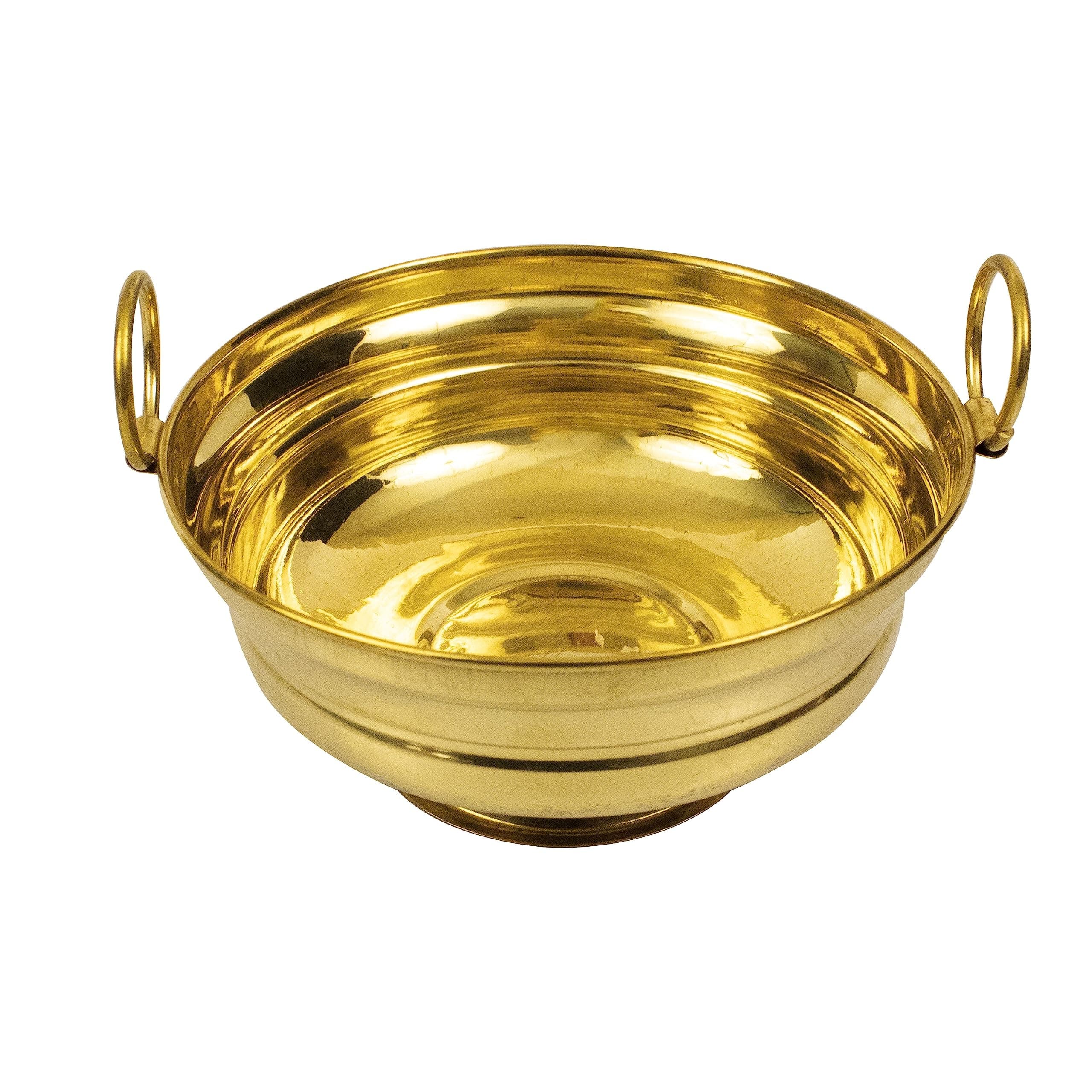 Namaste Brass Urli # 5 - Religious