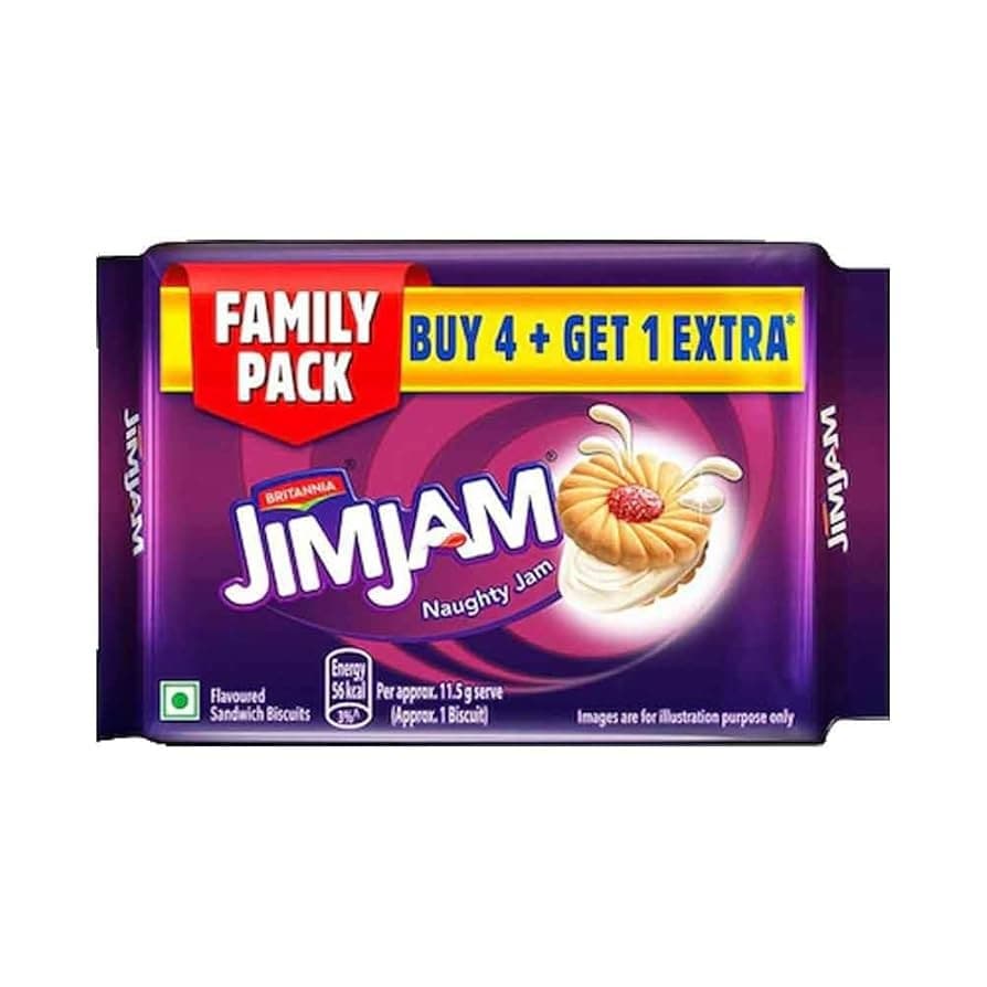 Britannia Jim Jam Family Pack 460g - Snacks