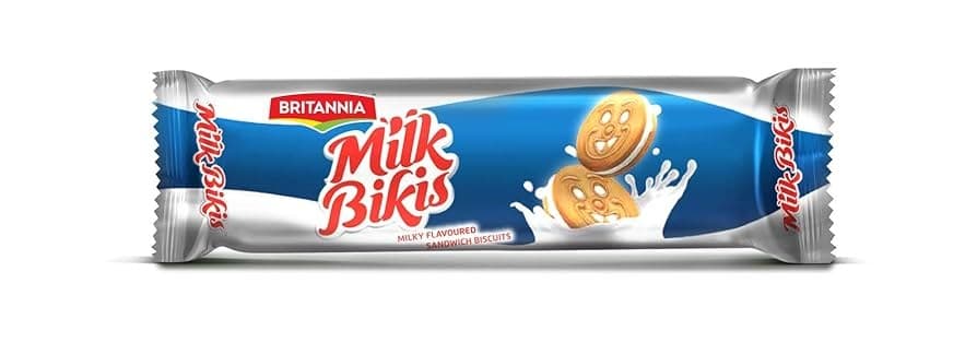 Britannia Milk Bikis Biscuits 100g - Snacks