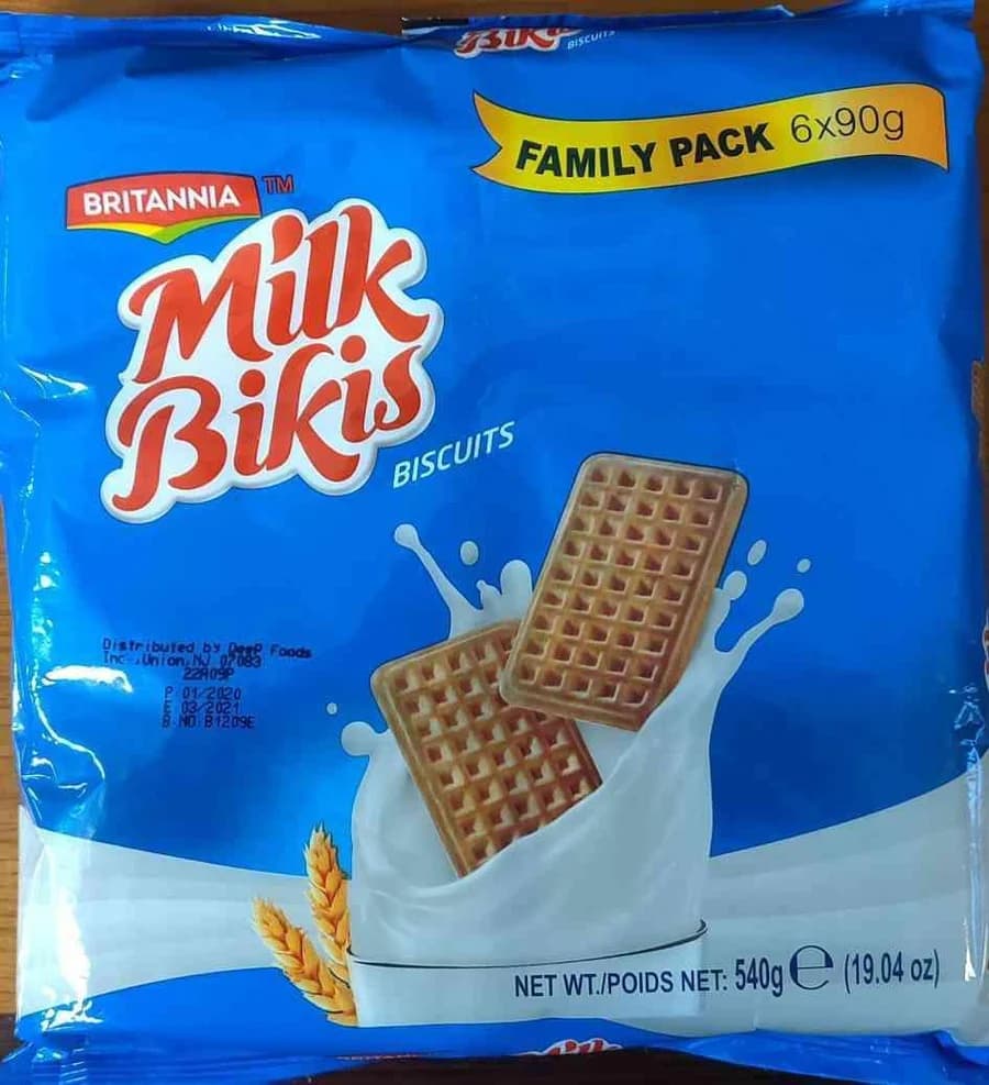 Britannia Milk Bikis Family Pack 540g - Snacks