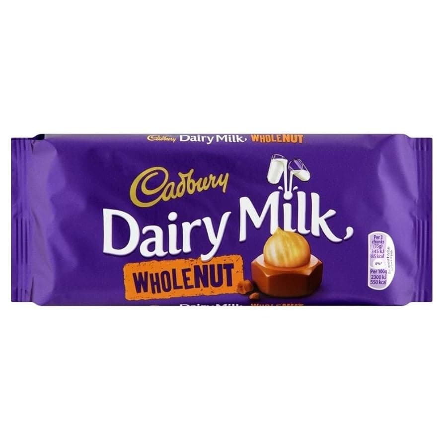 CADBURY WHOLE NUT 100G - Cooking Essentials