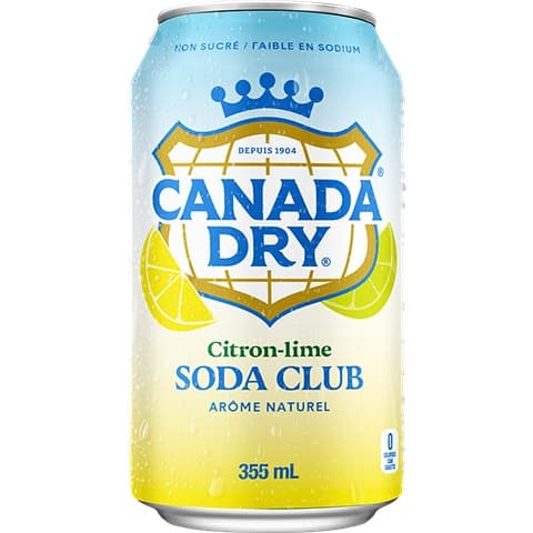 CANADA DRY SODA CLUB LIME - Beverages