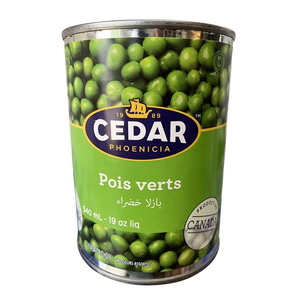 Cedar Green Peas 540ml - Pulses