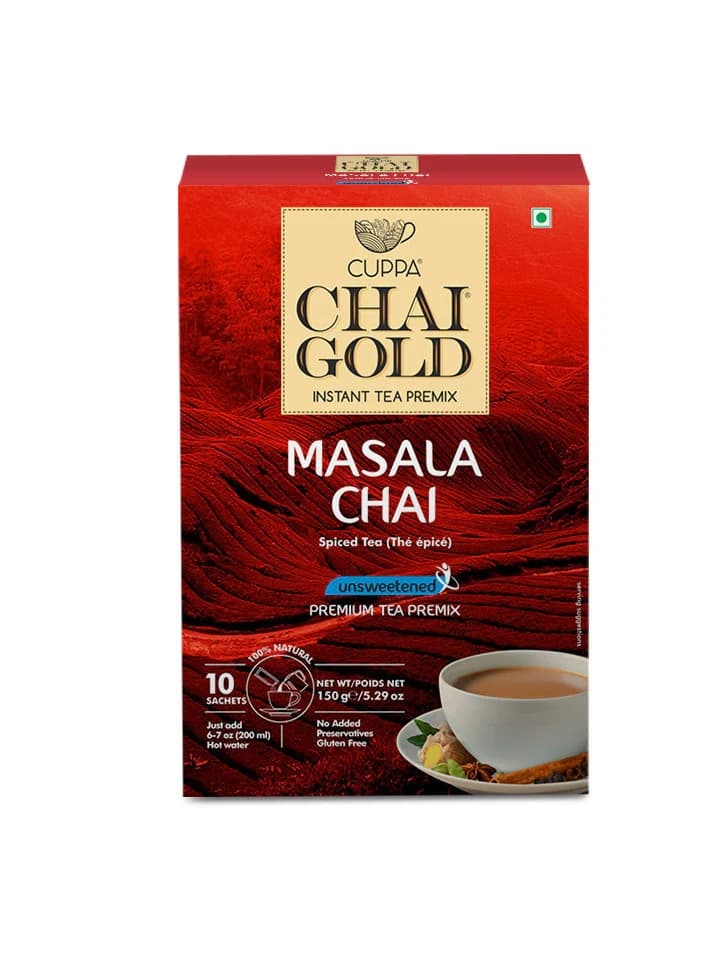 Chai Gold Masala Tea Unsweetened 140g - Beverages