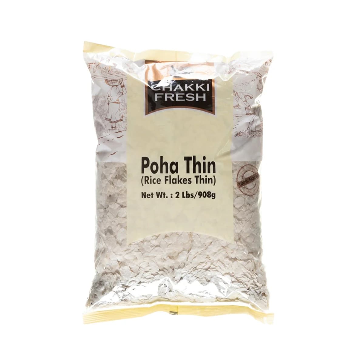 CHAKKI FRESH POHA THIN 2LB - Flour & Grains