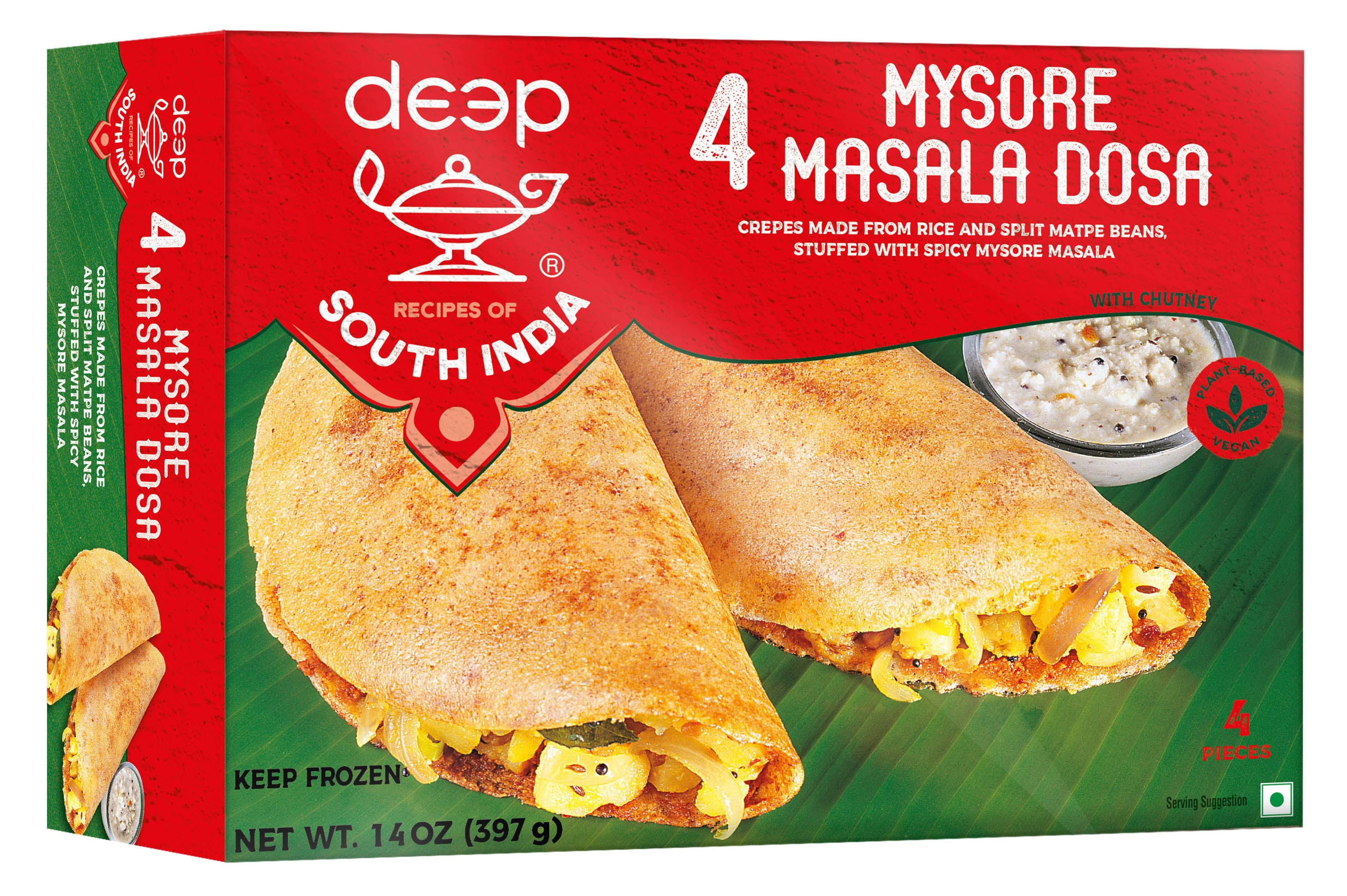 Namaste Cheese Dosa with Sour Cream - Frozen