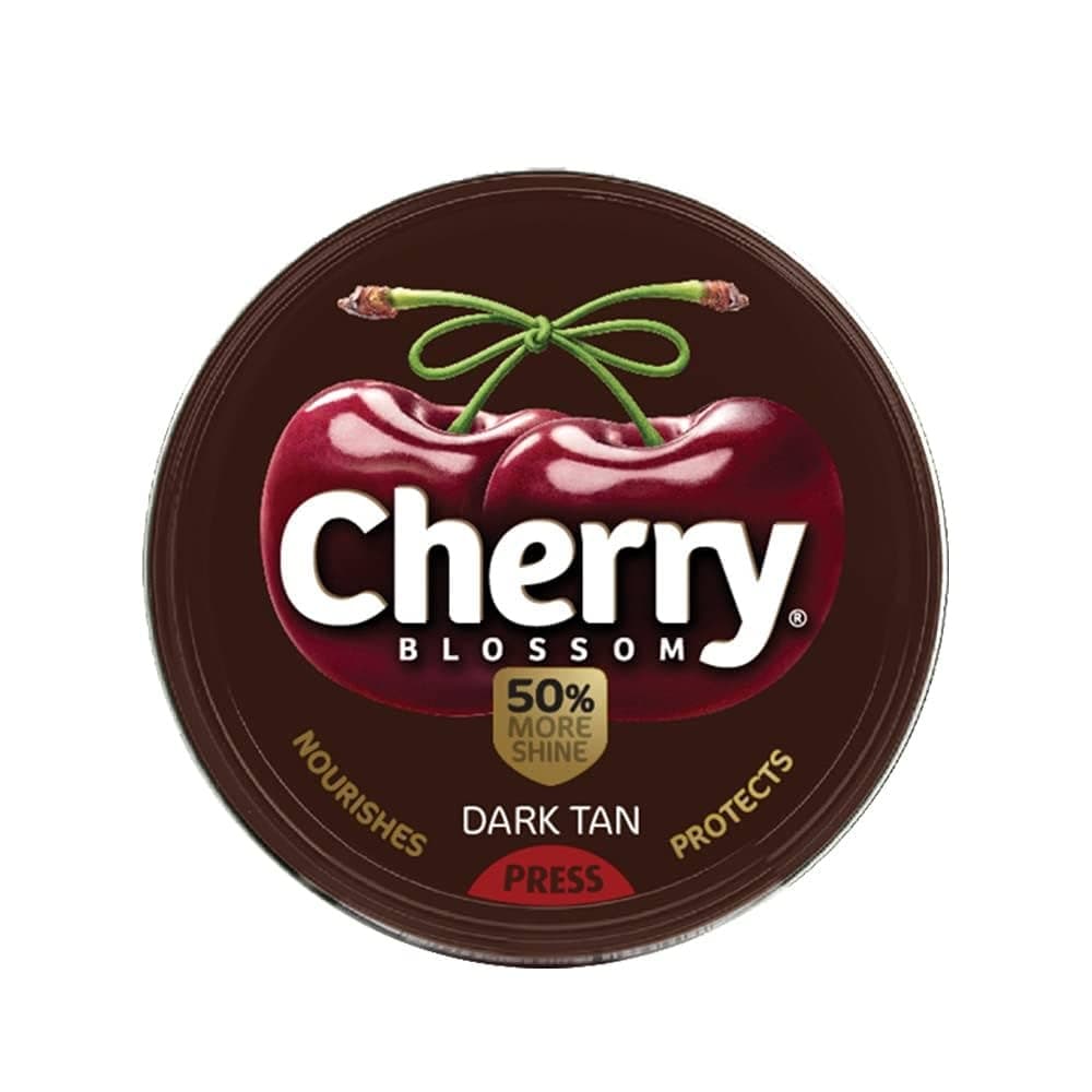 Cherry Blossom Dark Tan Liquid Shoe Polish 75ml - Household