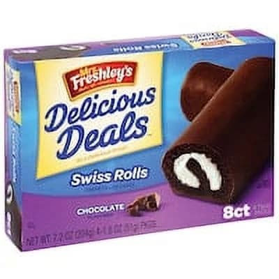 Atul Bakery Chocolate Cream Roll Box 12pcs - Snacks
