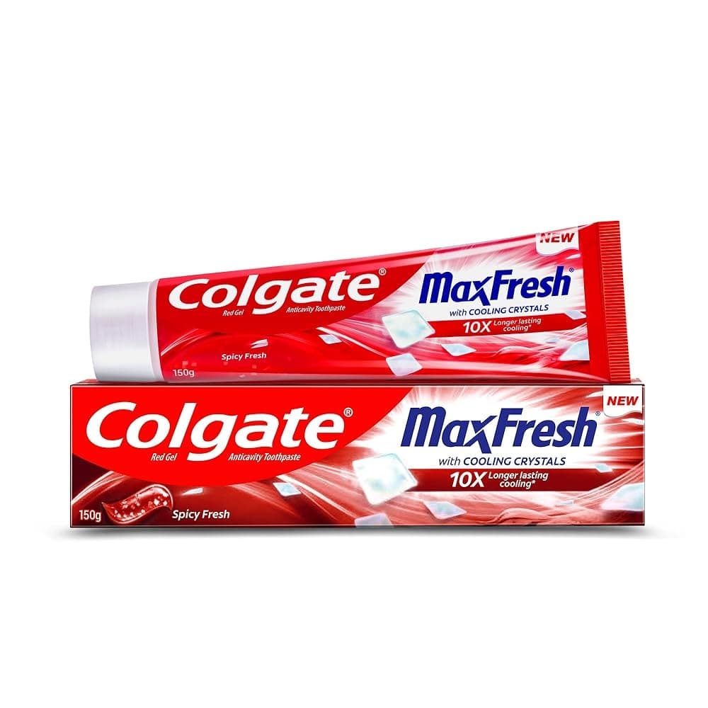 COLGATE RED MAXFRESH TOOTHPASTE 150GM - Health & Care