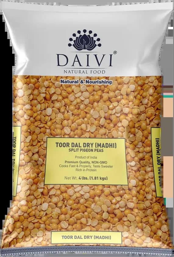 CONTIL From The Earth Madhi Toor Dal Dry 10lb - Pulses