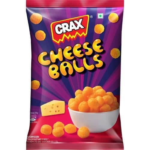 Crax Cheese Balls 53g - Snacks