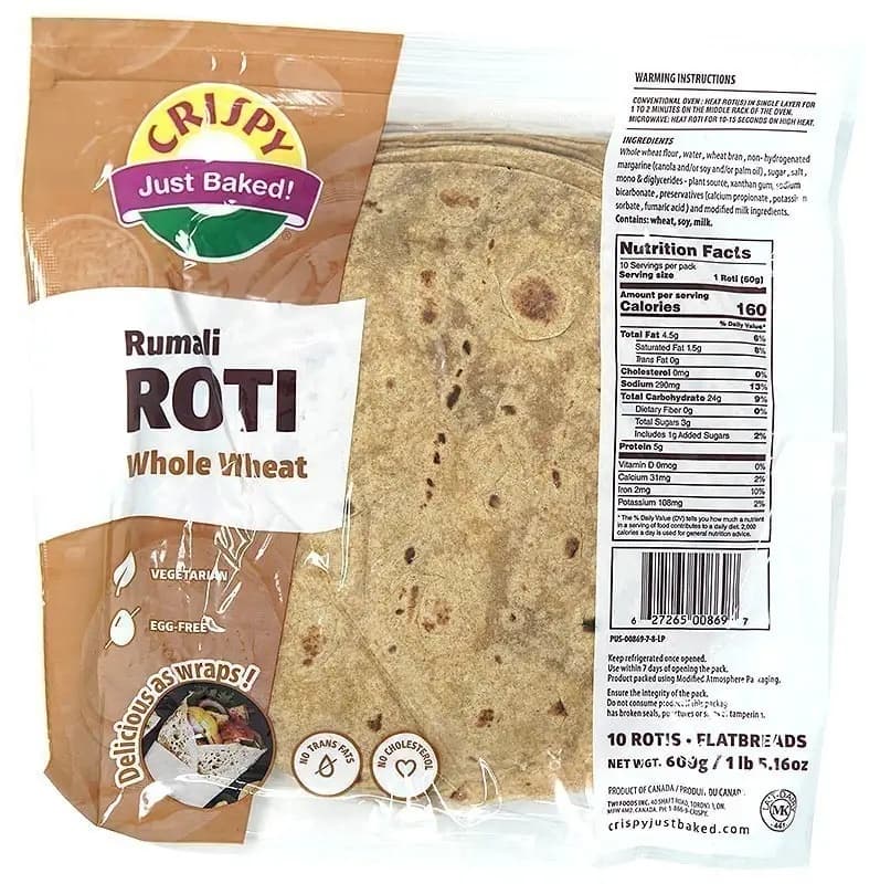 CRISPY RUMALI W.W ROTI - Bakery & Bread