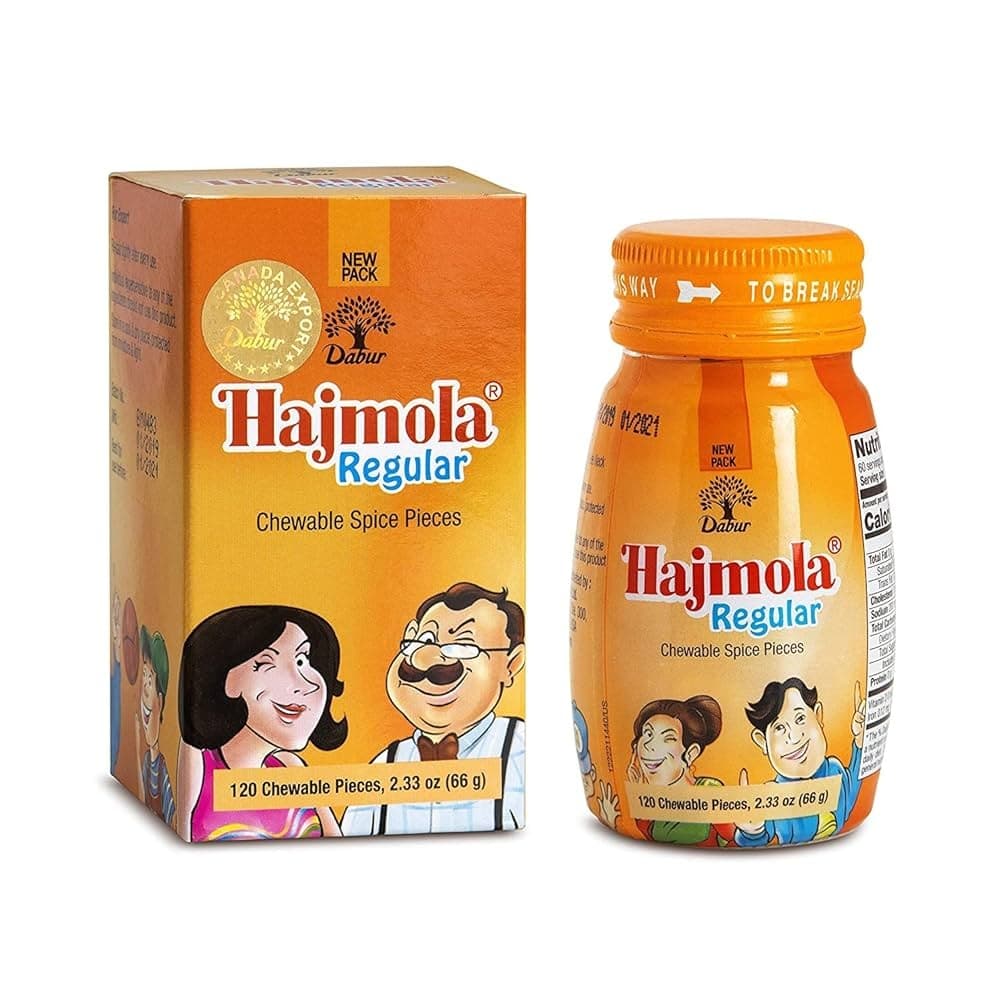 Dabur Regular Hajmola 120 Tablets - Snacks