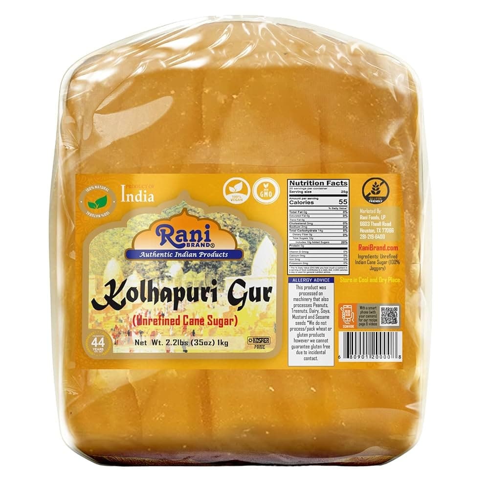 DD KOLHAPURI JAGGERY 1 KG - Cooking Essentials