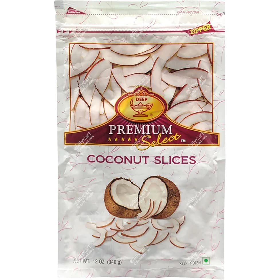 DP COCONUT SLICES 340GM - Condiments