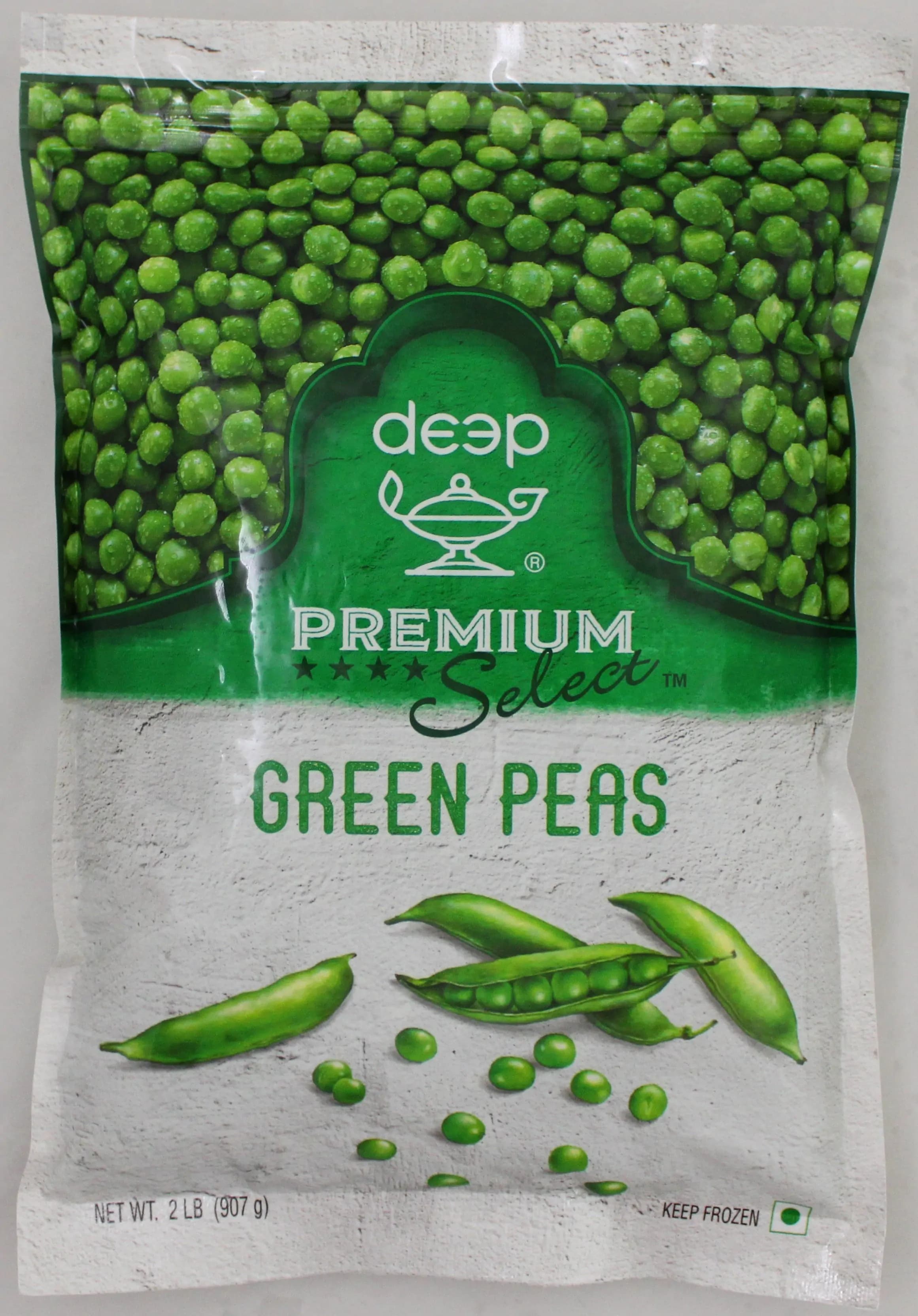 Deep Green Peas 2lb - Frozen