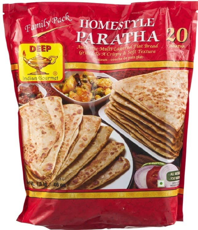 Deep Homestyle Paratha Family Pack 20pcs - Frozen
