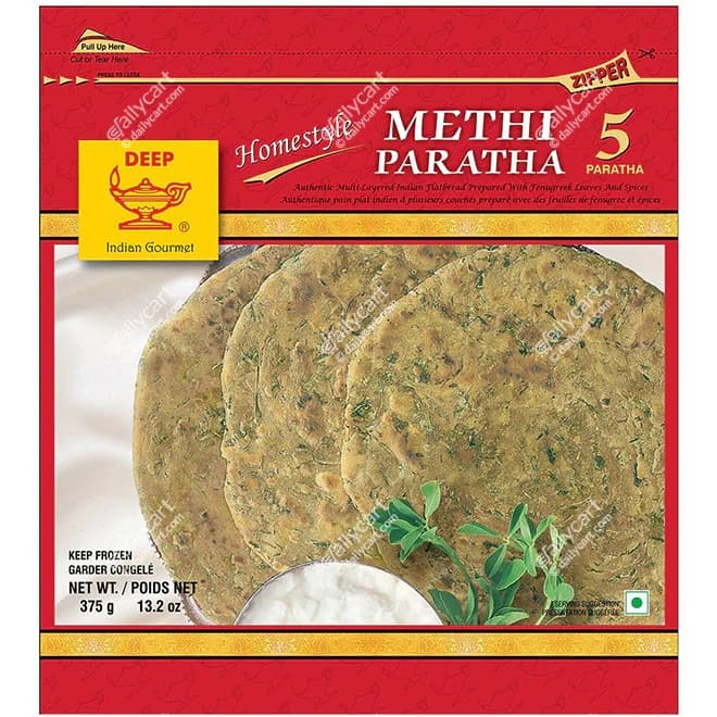 Deep Methi Paratha 375g - Frozen