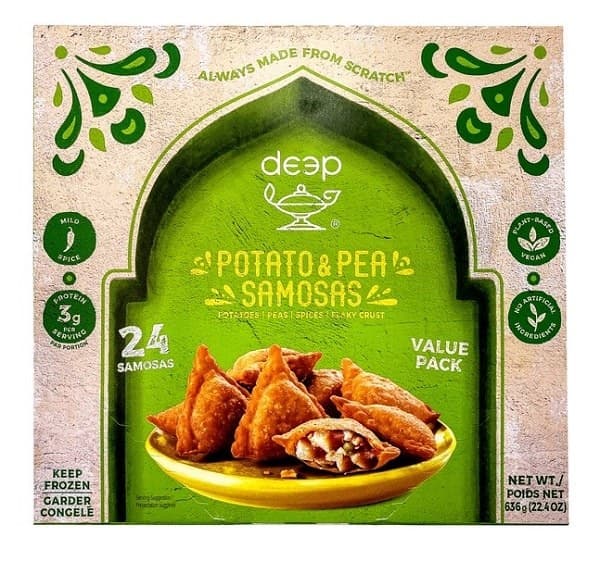 Deep Potato & Peas Samosa 636g - Snacks