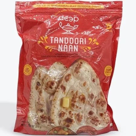 Deep Tandoori Naan 4pcs - Frozen