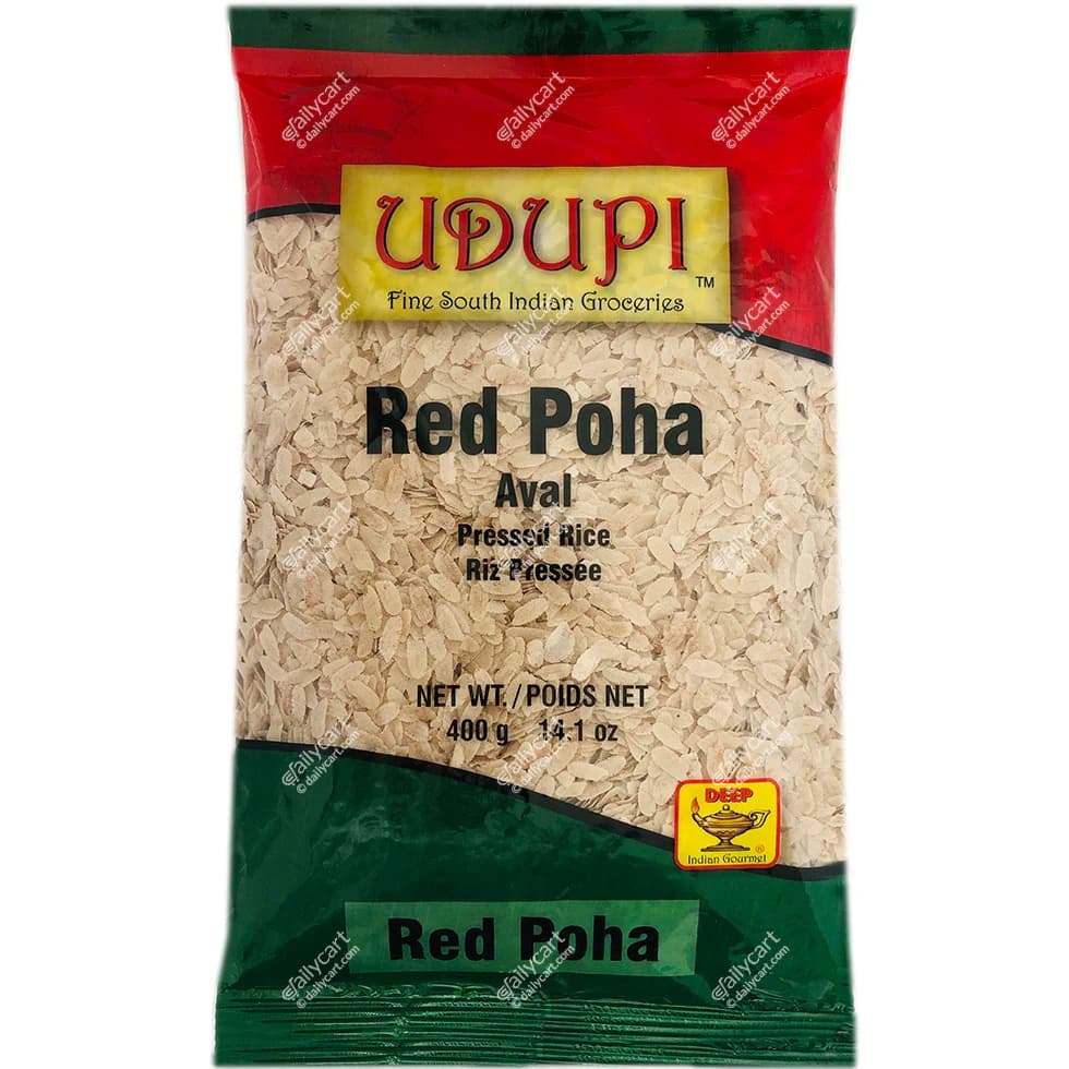 UDUPI RED POHA 400GM - Flour & Grains